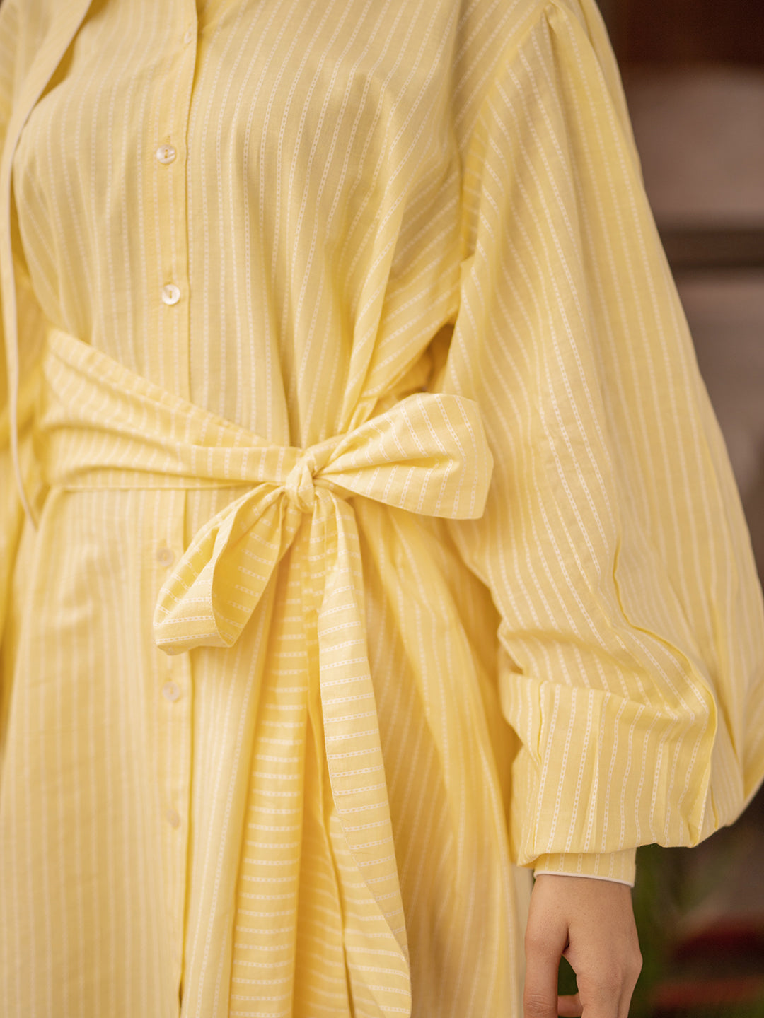 Sunshine Yellow Shirt Dress
