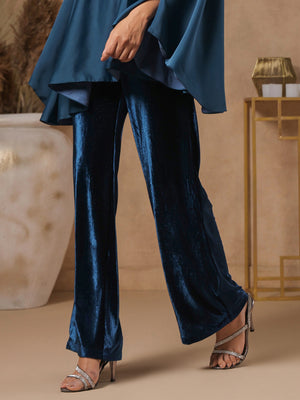 Celestial Velvet Straight Trousers