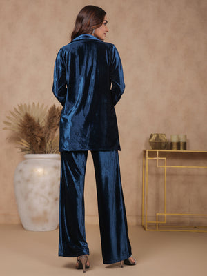 Celestial Velvet Blazer & Trousers Set