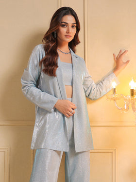 Sapphire Sheen Blazer
