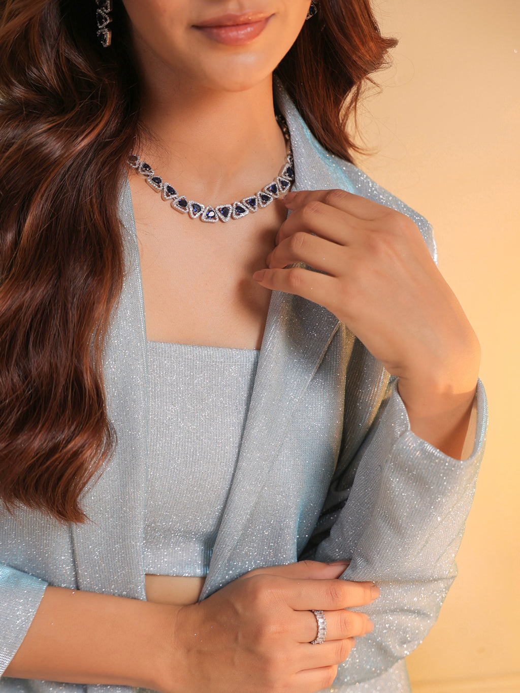 Sapphire Sheen Blazer