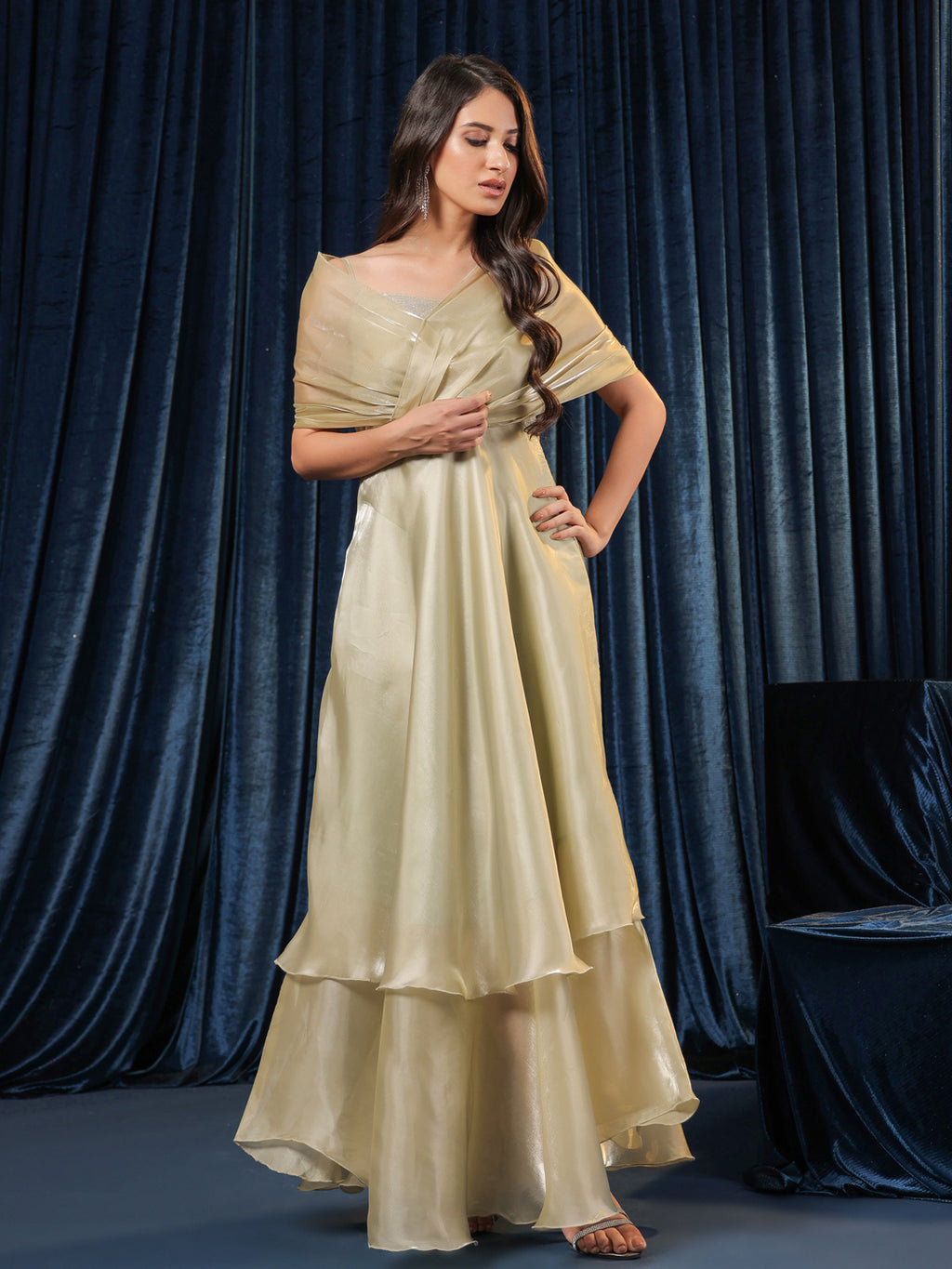 Gleam Aura Flow Dress