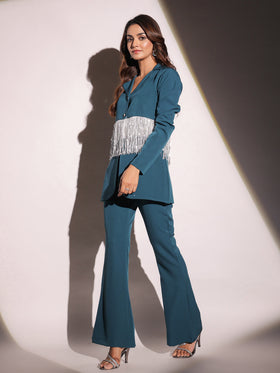 Teal Lagoon Tassel Coords-Set
