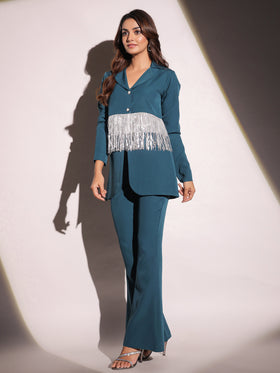 Teal Lagoon Tassel Coords-Set