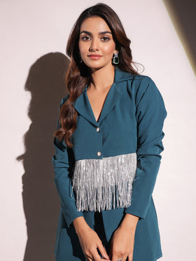 Teal Lagoon Tassel Coords-Set