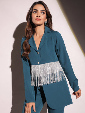 Teal Lagoon Blazer