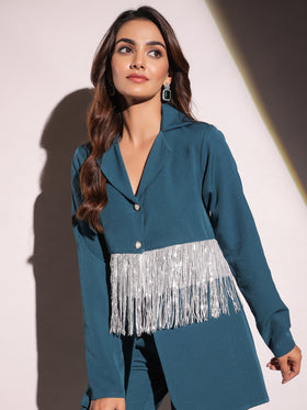 Teal Lagoon Tassel Coords-Set