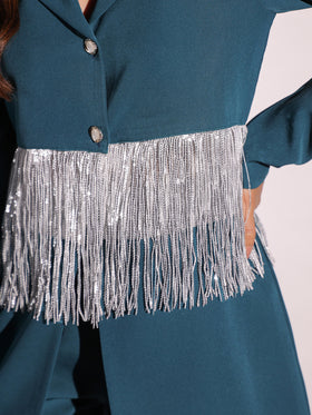 Teal Lagoon Tassel Coords-Set