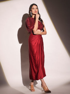 Vermilion Veil Dazzling Coords-Set