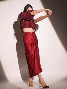 Vermilion Veil Dazzling Coords-Set