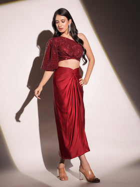 Vermilion Veil Dazzling Coords-Set