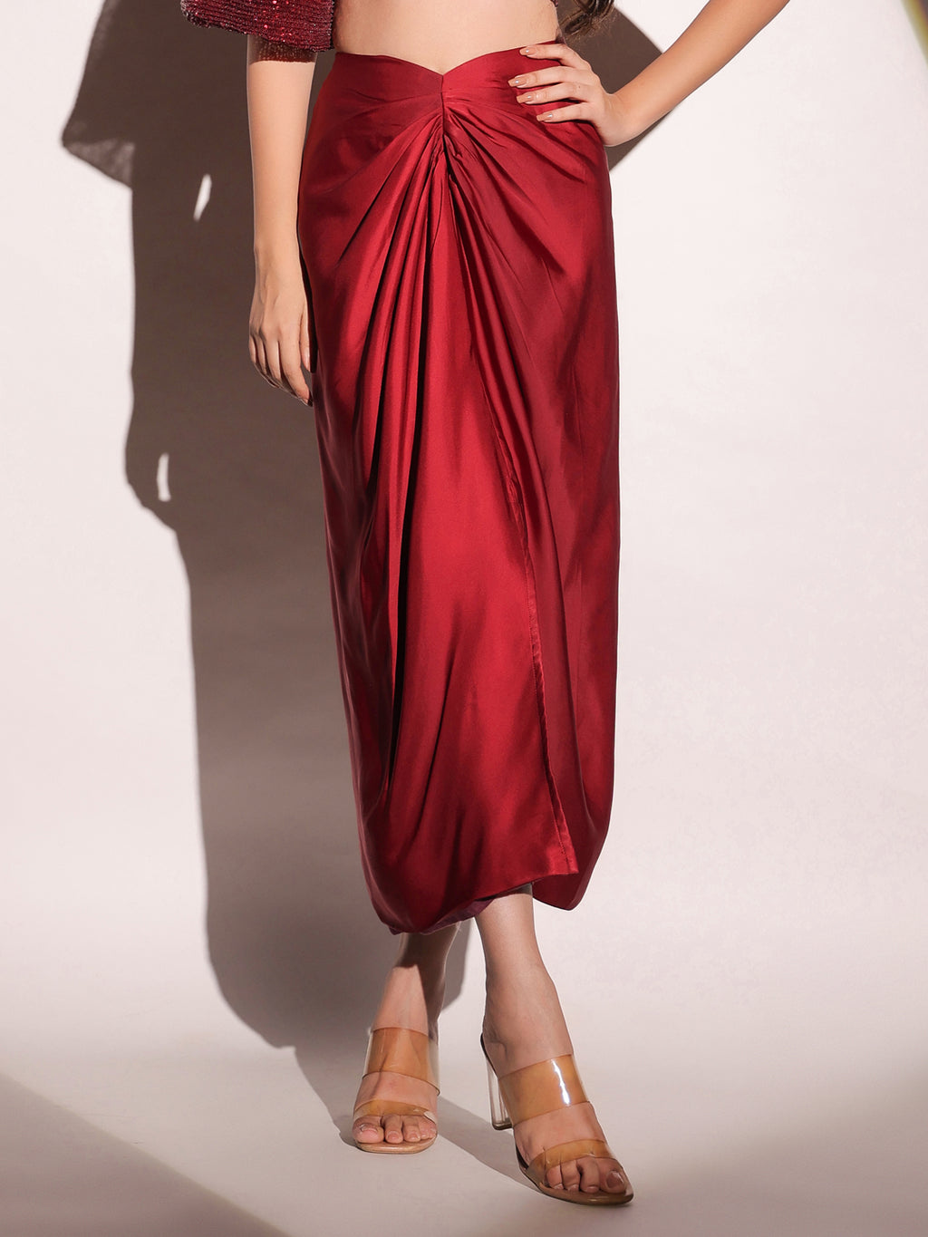 Vermilion Veil Skirt