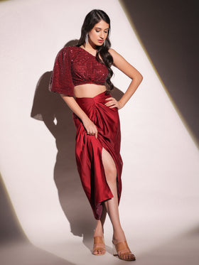 Vermilion Veil Dazzling Coords-Set