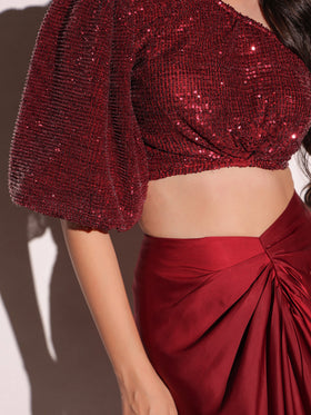 Vermilion Veil Dazzling Coords-Set