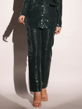 Emerald Dazzling Tapered Trousers