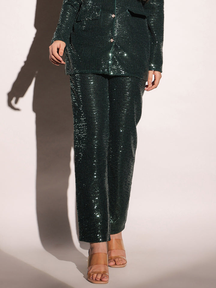 Emerald Dazzling Tapered Trousers