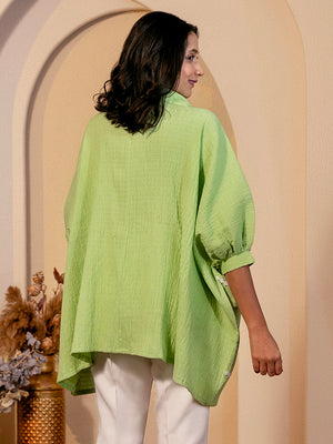 Pistachio Lace Shirt