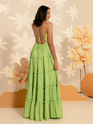 Pistachio Long Dress