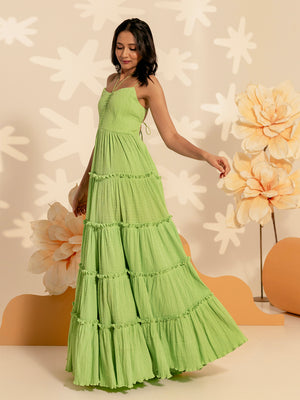 Pistachio Long Dress