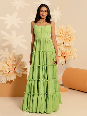 Pistachio Long Dress