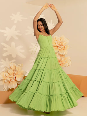 Pistachio Long Dress