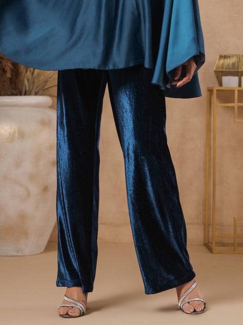 A Fresh and Edgy New Take on the Traditional Navy Pantsuit