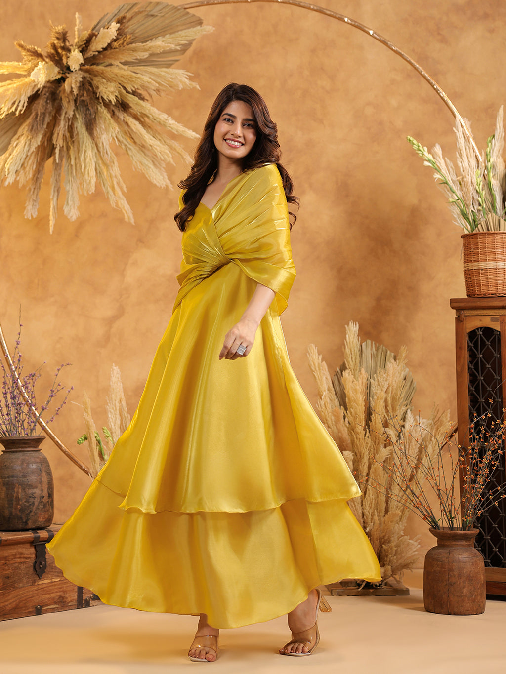 Sunshine Aura Flow Gown