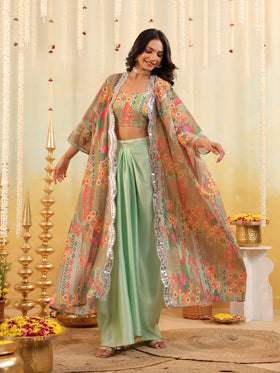 Pop Mirage Embellished Three Piece Set