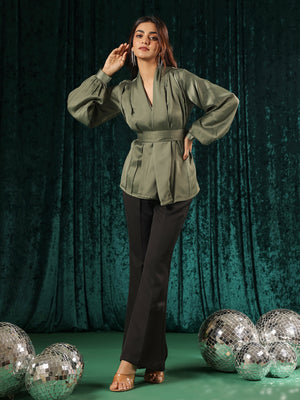 Olive Surplice Front Coords-Set