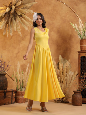 Sunshine Pearl Midi Dress