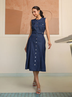 Indigo Denim Dress