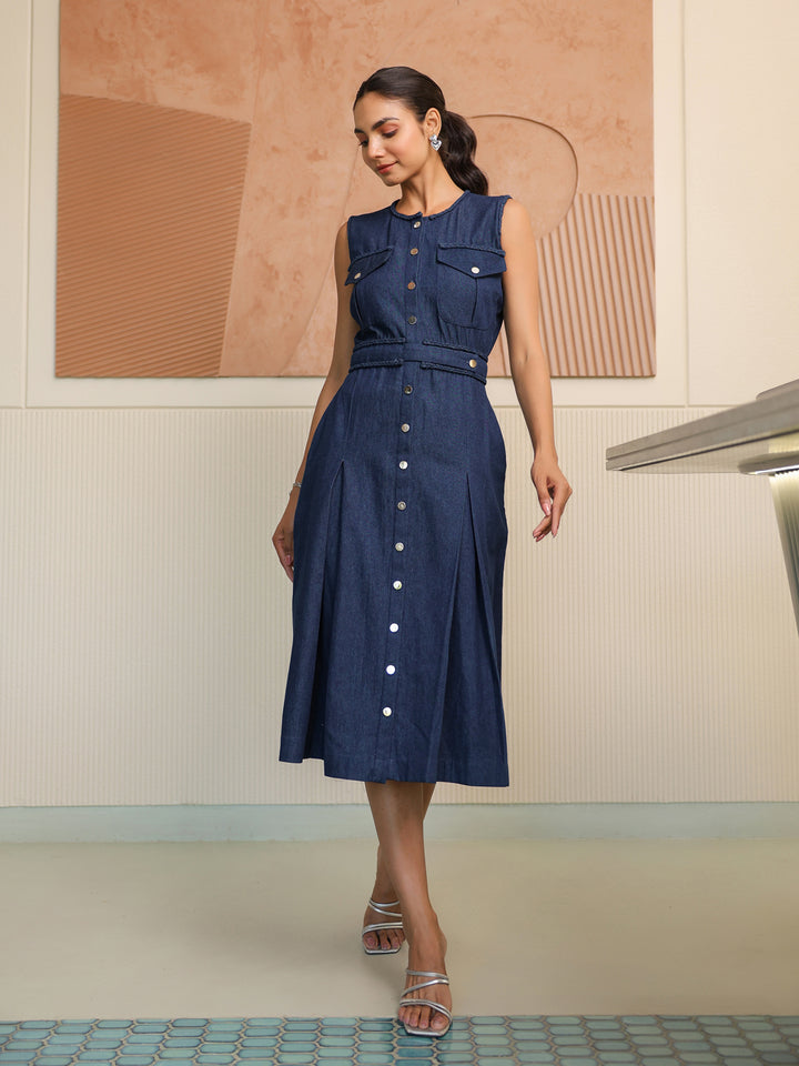 Indigo Denim Dress
