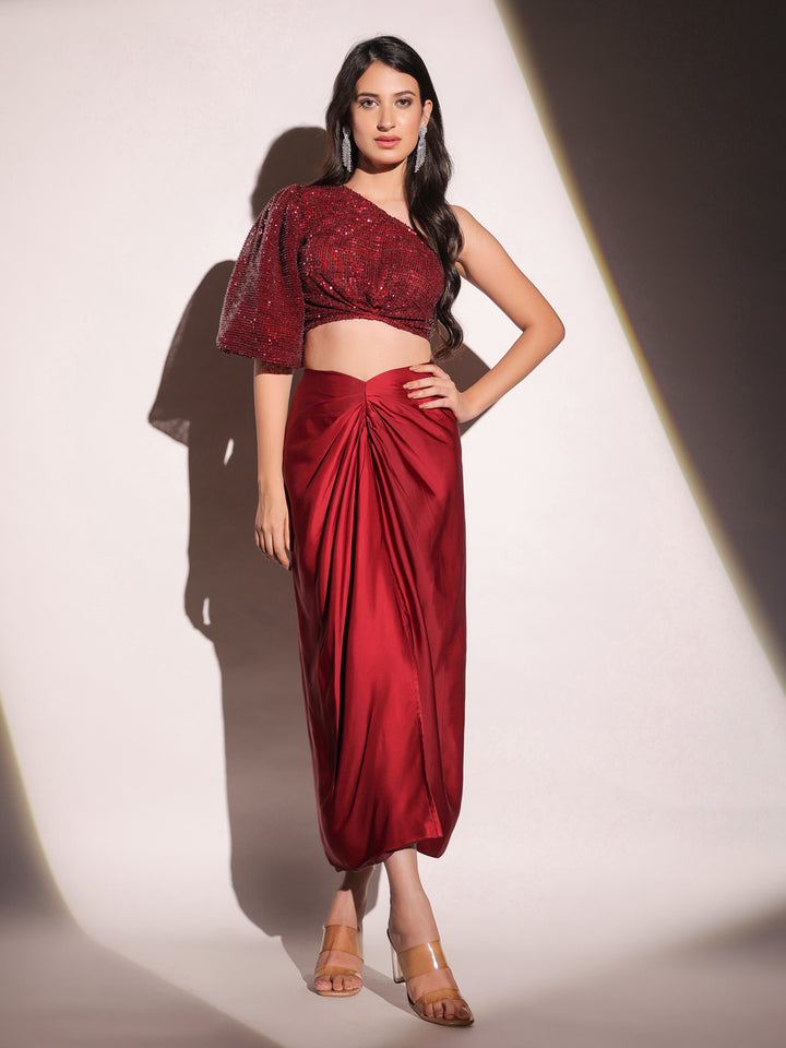 Vermilion Veil Dazzling Coords-Set