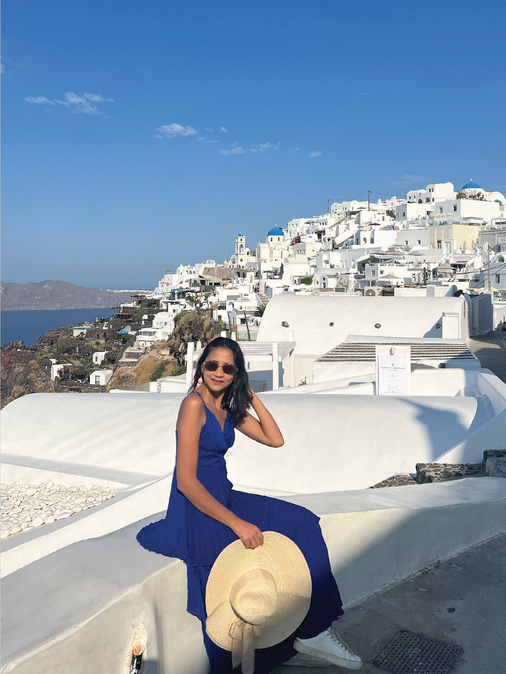 Royal Blue Pleated Tiered Maxi Gown