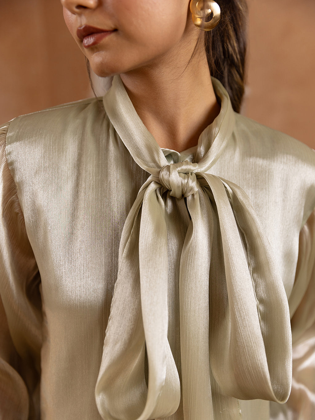 Moss Organza Embellished Coords-Set