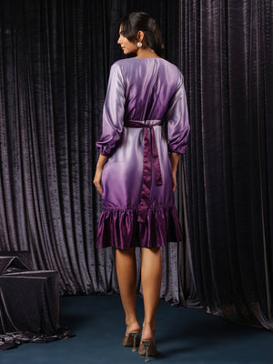 Twilight Ombre Wrap Dress