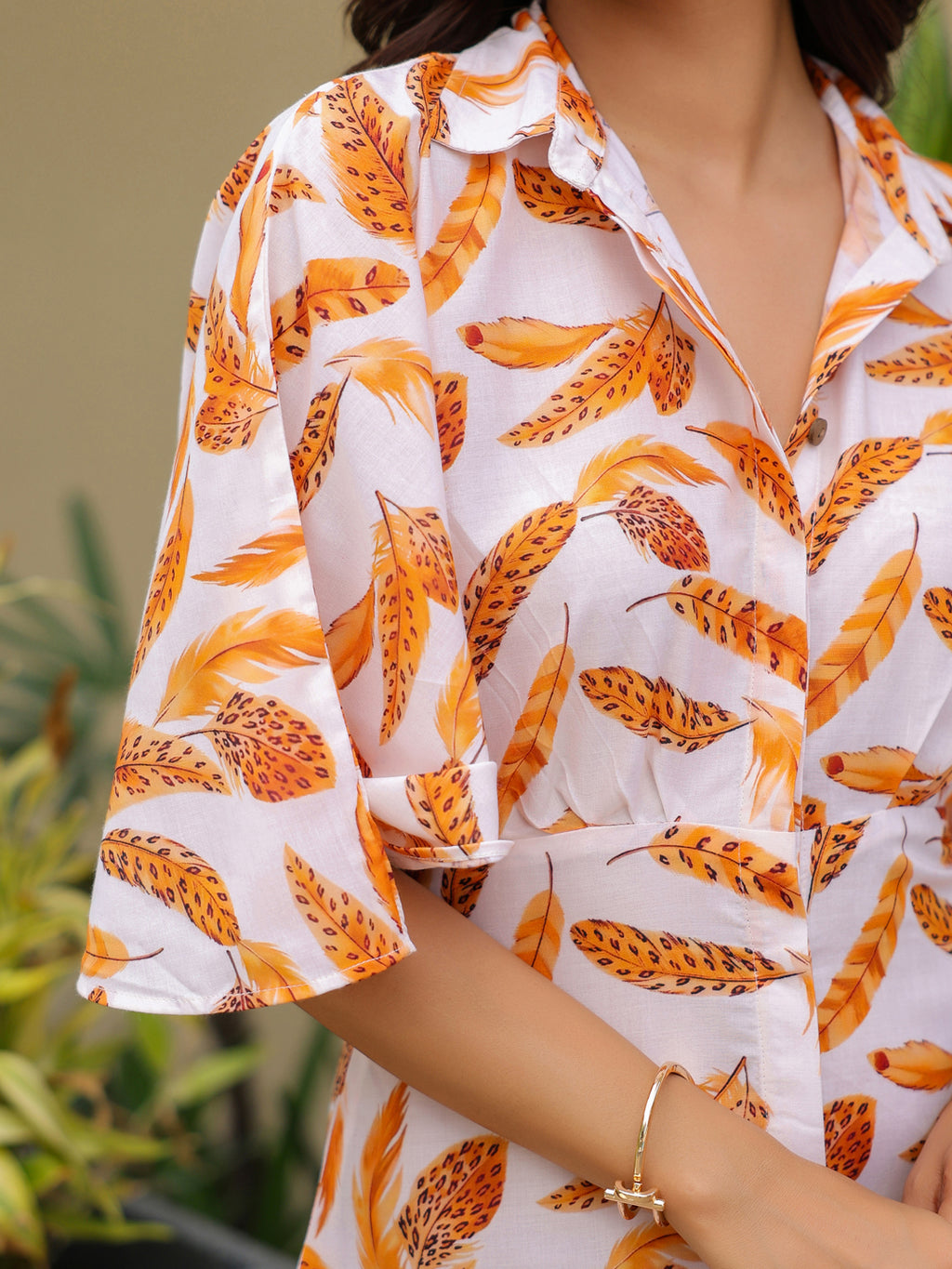 Wild Feather Cinched Shirt Dress