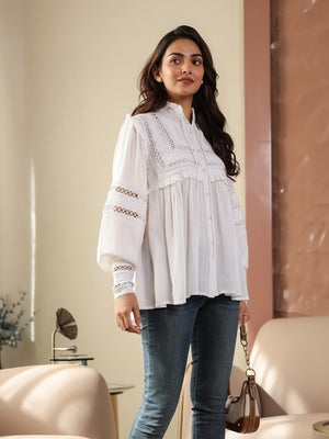 Pearl Crepe Top