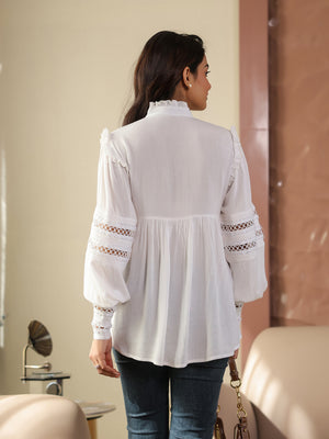 Pearl Crepe Top
