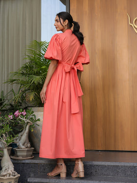 Tangerine Slay Dress