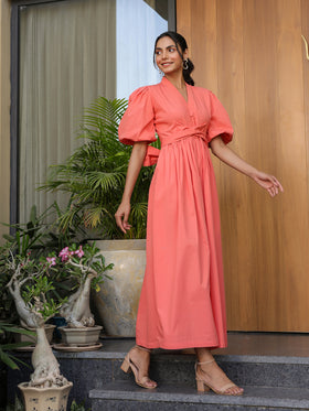 Tangerine Slay Dress