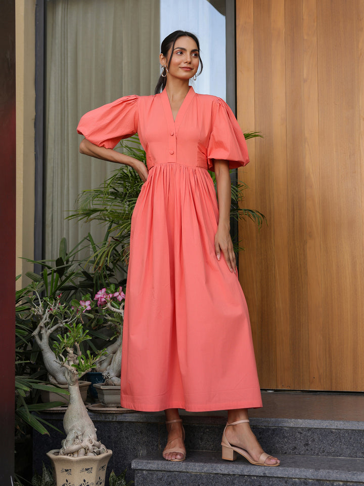 Tangerine Slay Dress