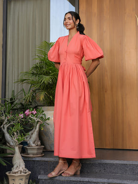 Tangerine Slay Dress