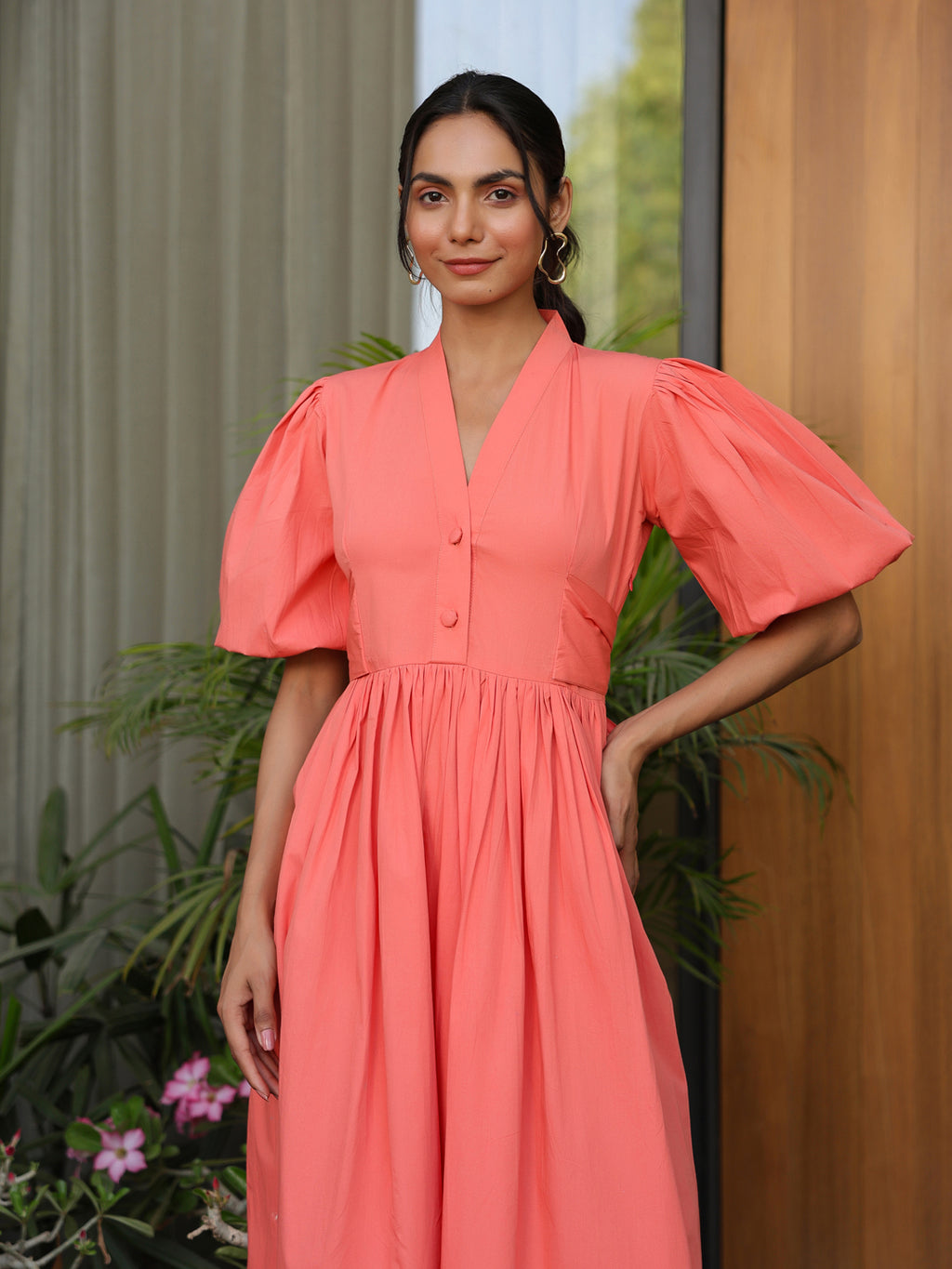 Tangerine Slay Dress