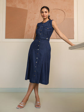 Indigo Denim Dress