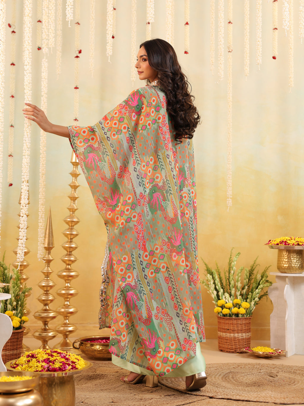 Pop Mirage Embellished Three Piece Set