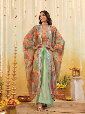 Pop Mirage Embellished Three Piece Set