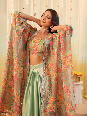 Pop Mirage Embellished Three Piece Set