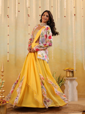 Garden Tulip Embellished Three Piece Set