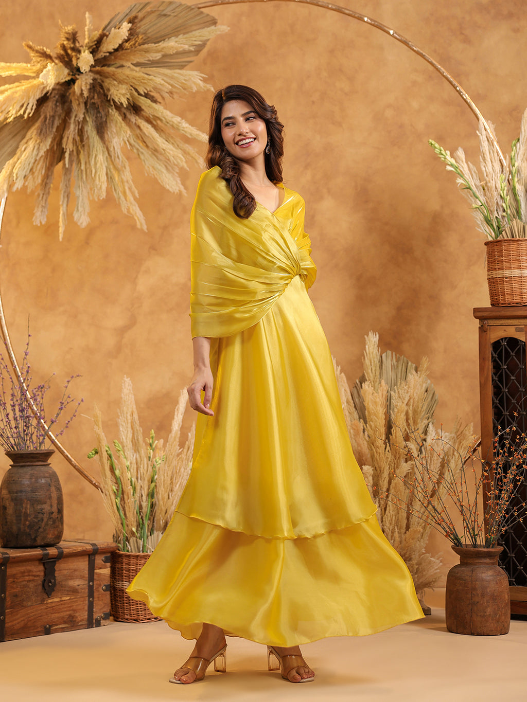 Sunshine Aura Flow Gown